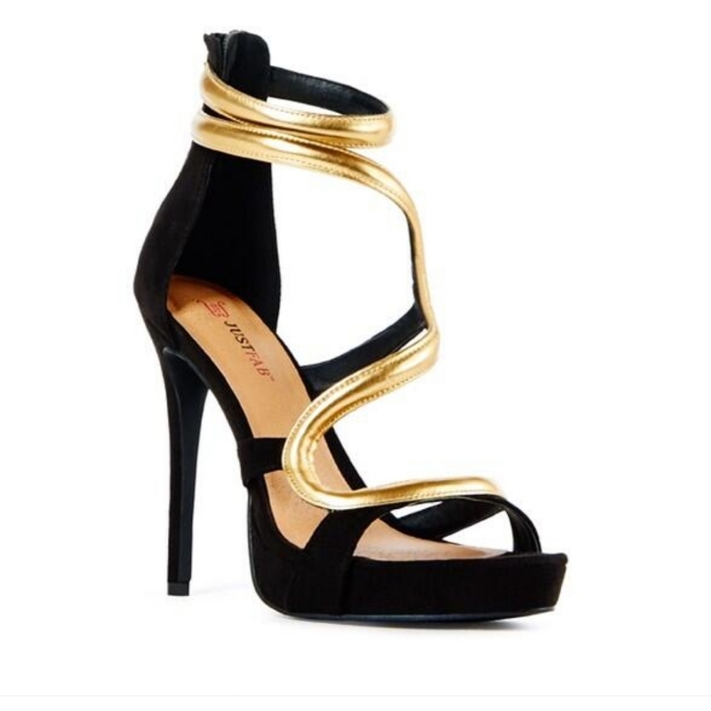 JustFab Hellen Strappy Platform Heel